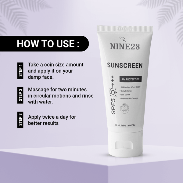 Nine28 Sunscreen SPF50+++