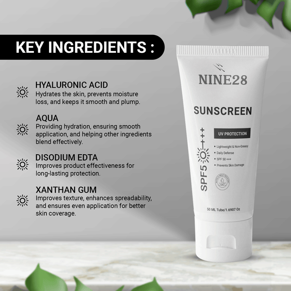 Nine28 Sunscreen SPF50+++